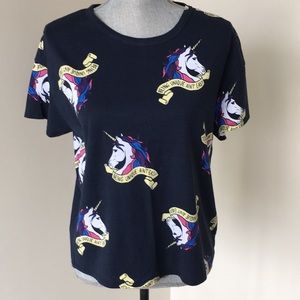 💖Zara Unicorn print  Short Sleeve T-shirt